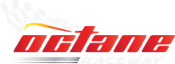 Octane Raceway logo with white text